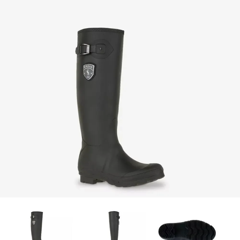 Kamik Jennifer Women's Black Waterproof Round Toe Knee High Rain Boots Size 7